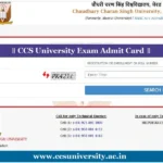 ccsu admit card